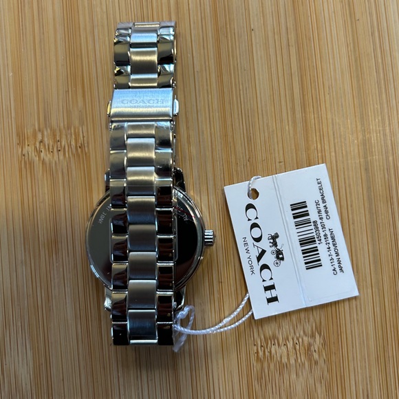 Coach Grand Watch With 36mm Silver Face & Silver Bracelet - Picture 5 of 7